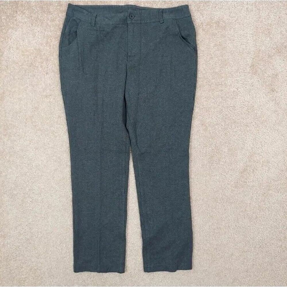 Duluth Trading Co Charcoal Gray Black Hills Pants Water Repellent Womens 16x31